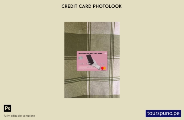 listo para imprimir Australia Australian Mutual Bank mastercard photolook planti